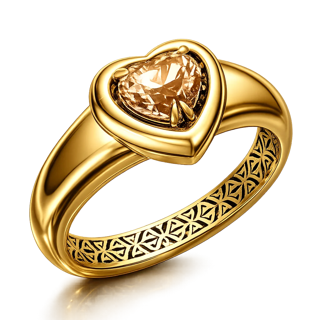 Макрофото жёлтого бриллианта Fancy Yellow